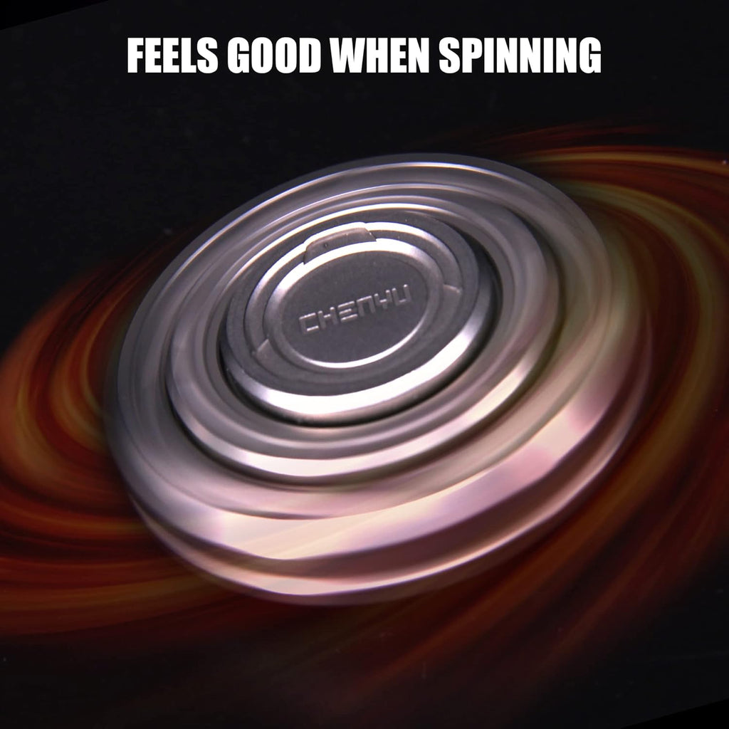 Titanium Compound Gyro Fidget Spinner - Multi-Axis Linkage Modular EDC Stress Relief
