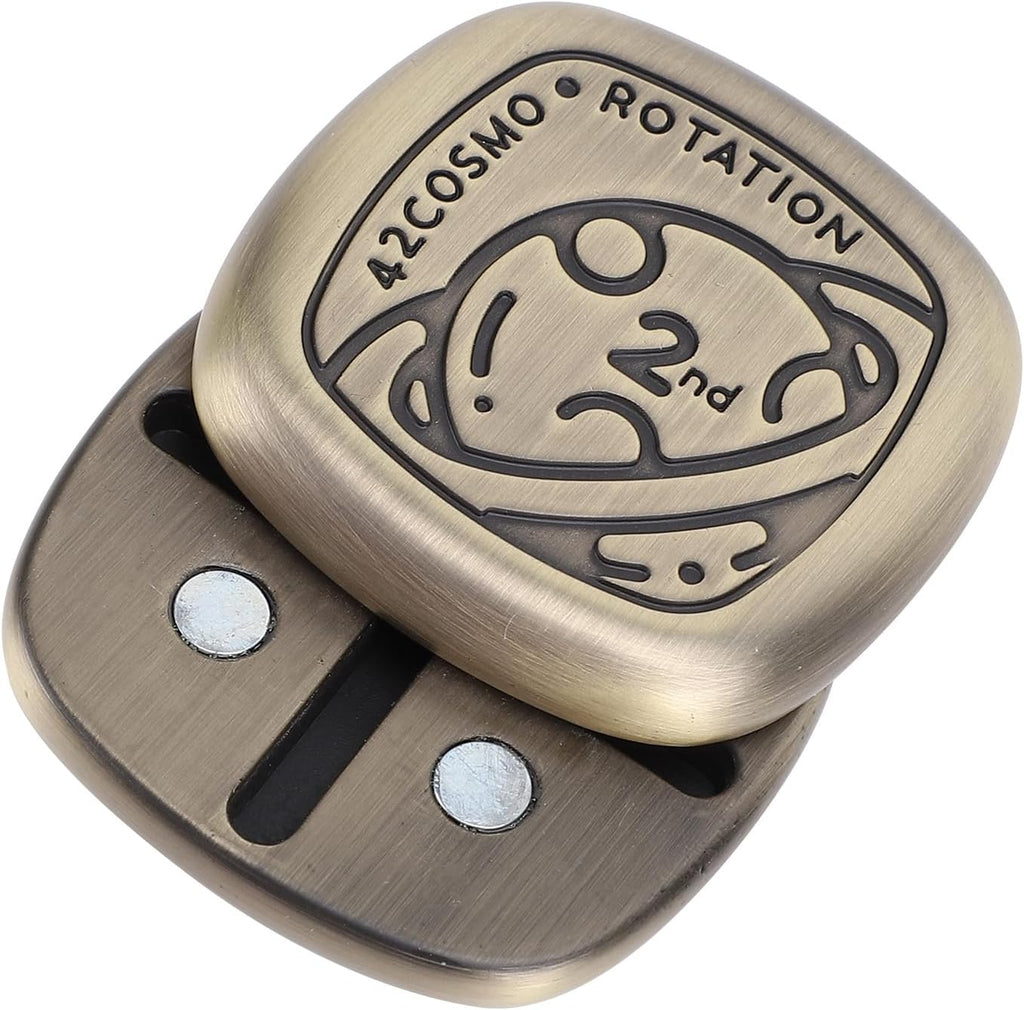 Fidget Slider Zinc Alloy Push Spin Click Cross Lock EDC Stress Relief Desk Toy