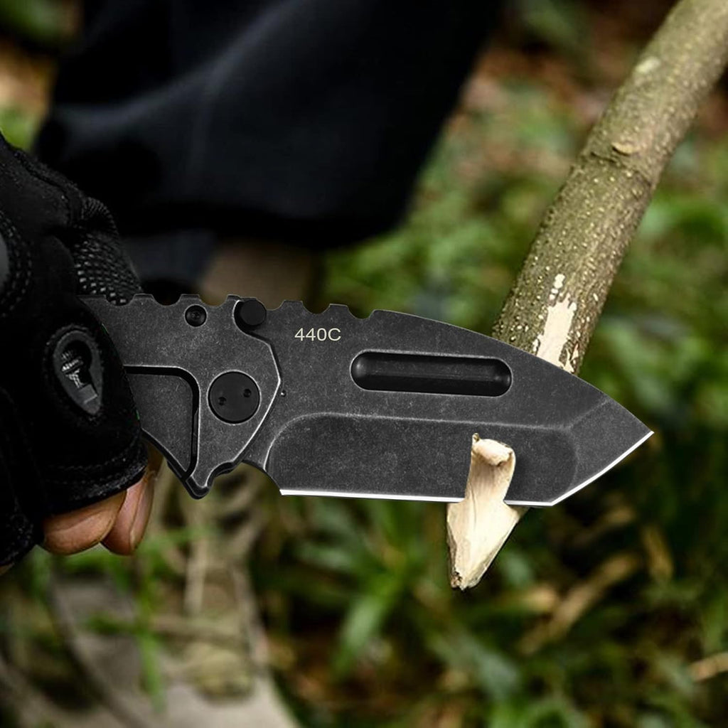 Folding Machete Folding Knife D2 Steel 59-60 HRC Camping Machete Outdoor Knife EDC Survival Knife