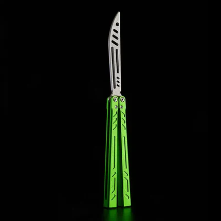 Balisong Trainer 7075 Aluminum - Armed Shark BB Butterfly Knife Smooth Flow Flipper