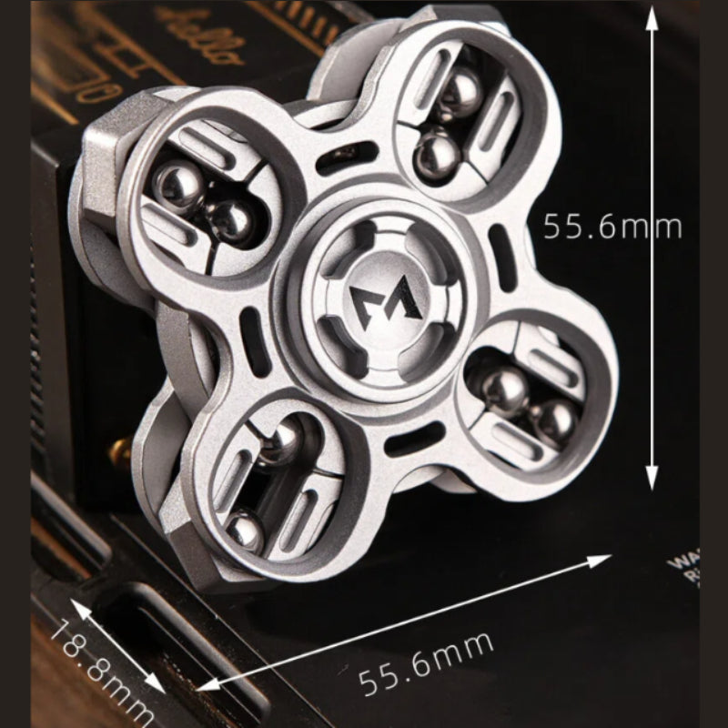 Fidget Spinner Metal Dual-Layer Kinetic - ArcSpin Nexus Premium Alloy EDC Spinner