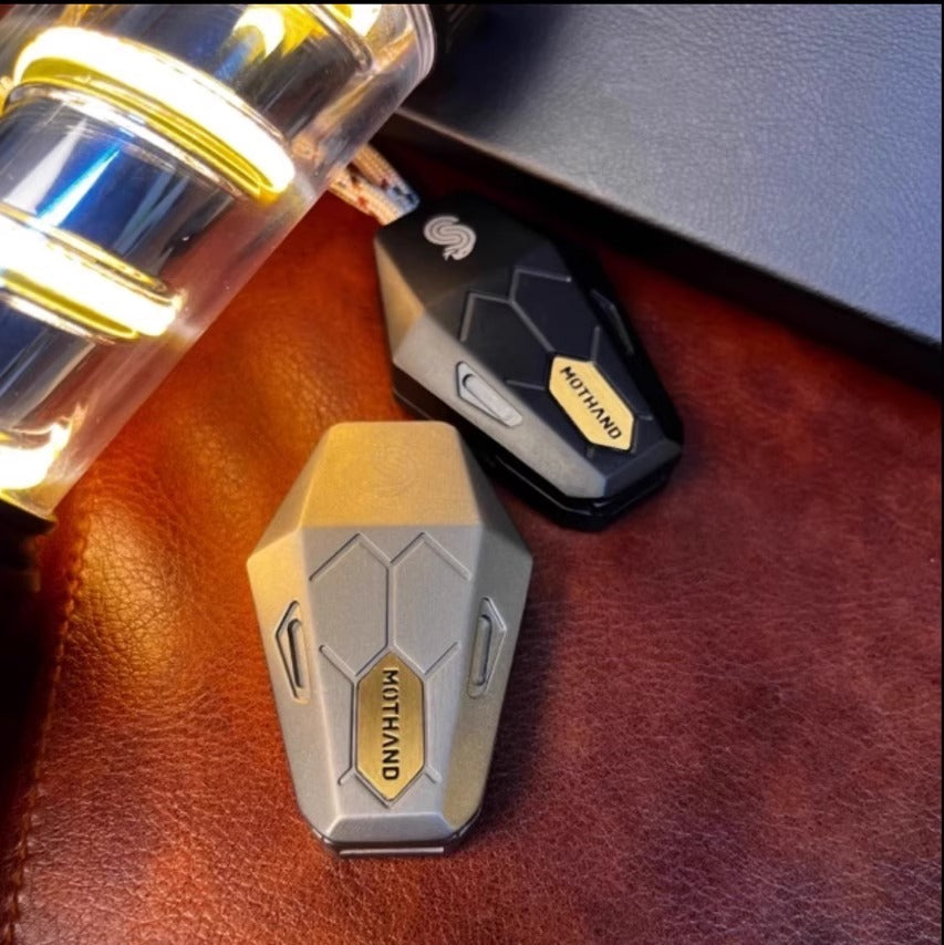Serpentis Titanium Magnetic Fidget Slider - Precision Sound Chamber EDC