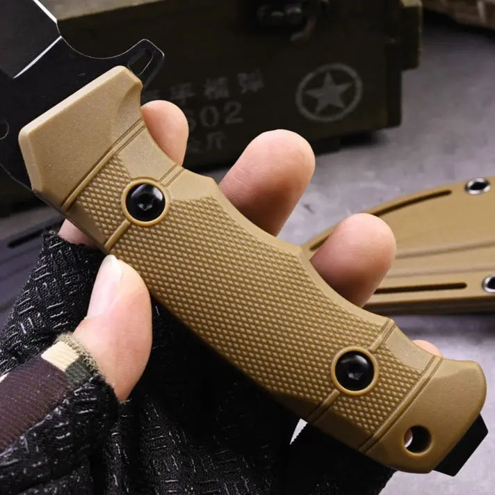 TrailForge Multi-Tool Survival Knife - Fire Starter & Tool Card EDC Set