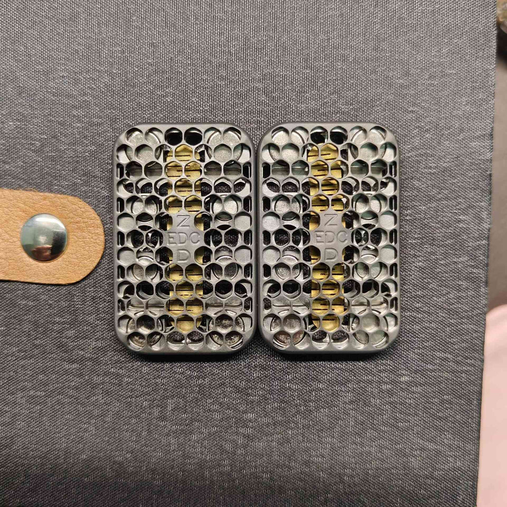 Fidget Slider Zirconium Infinite Vibration Feedback 40g - ZD Hollow Mechanical Brass Spring EDC