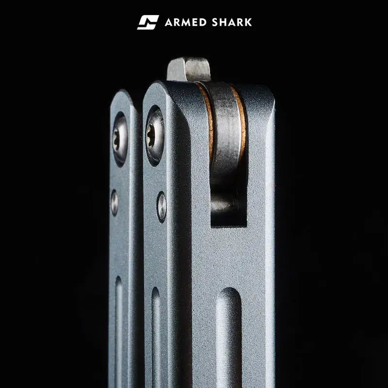 Squiddy V2 Balisong Trainer - Armed Shark 6061 Aluminum Butterfly Knife Fast Flipper