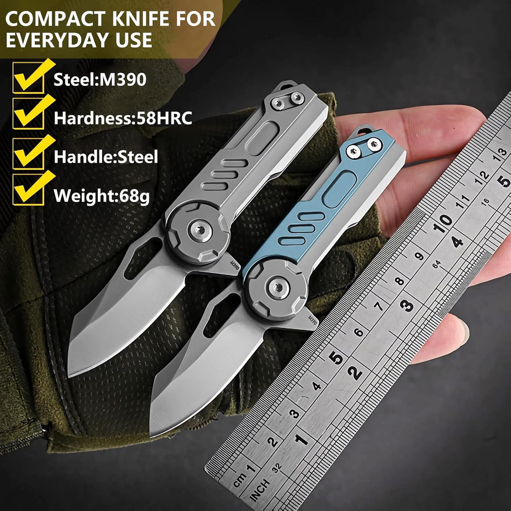OmniFold Razor Mini Folding Knife - M390 Stainless Steel EDC