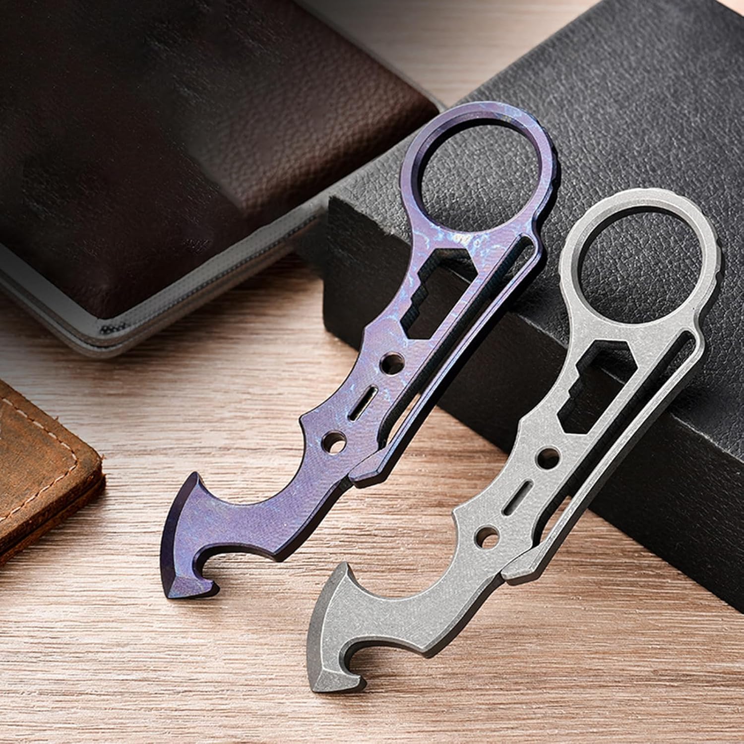 TitanSpike Titanium Multi-Tool Card - Crowbar, Wrenches & Bottle Opener EDC