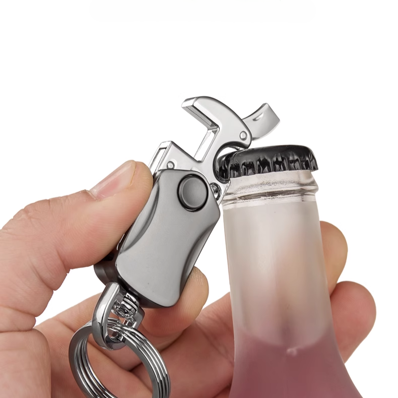 UniKey EDC Car Keychain Multi-Tool | Box Cutter, Fidget Spinner & Phone Stand