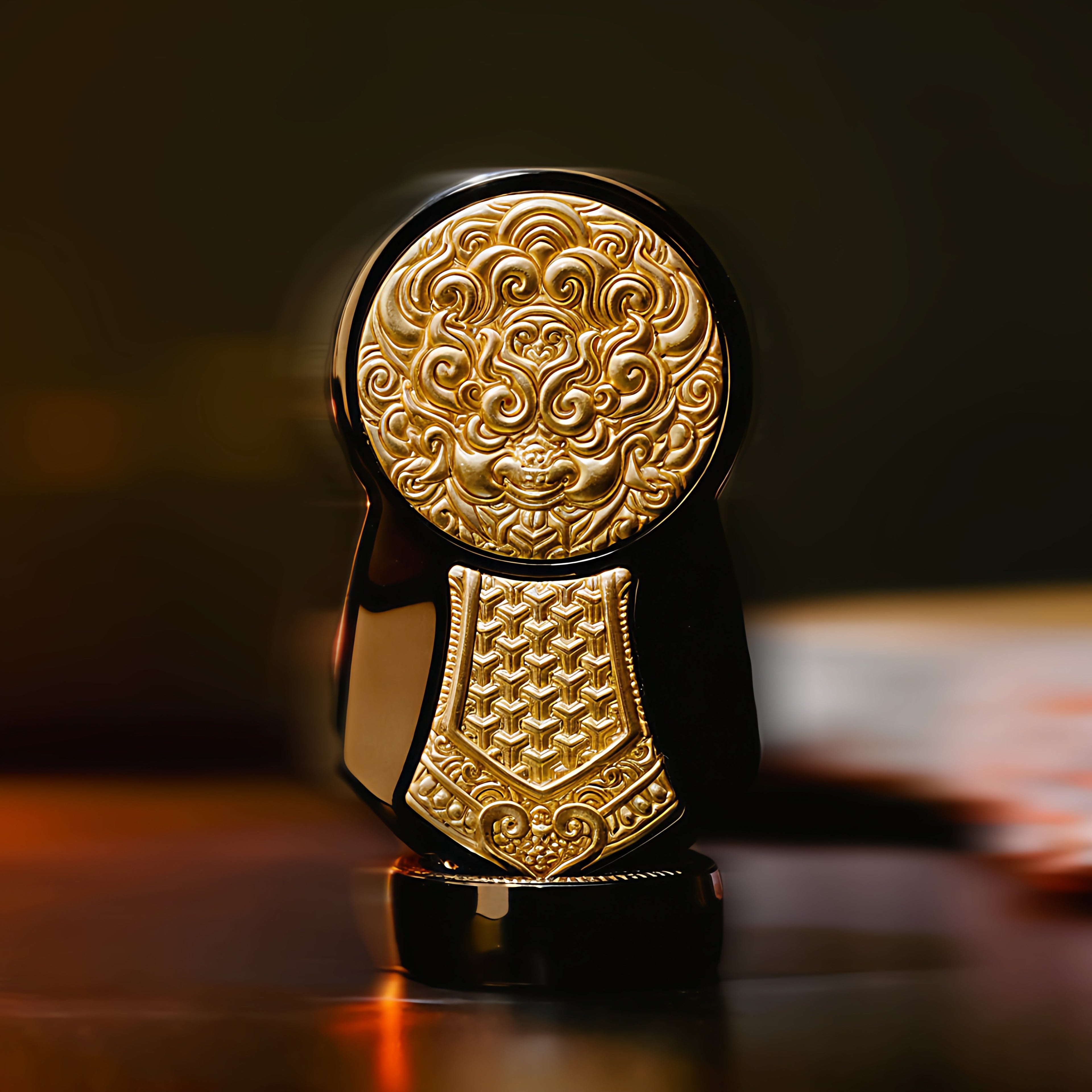 Arthur Tang Rhythmic EDC Finger Push Slider | Double-Layer Mechanical Fidget