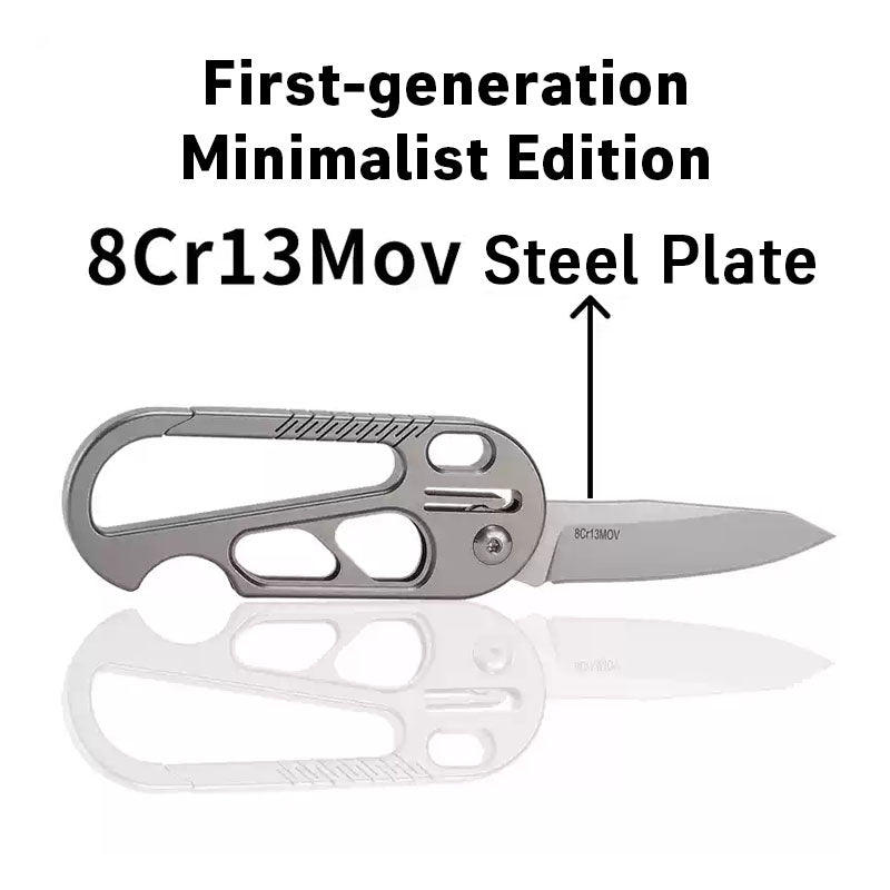 EdgeKey Titanium Multi-Function Keychain Knife | M390 or 8Cr13MoV Steel