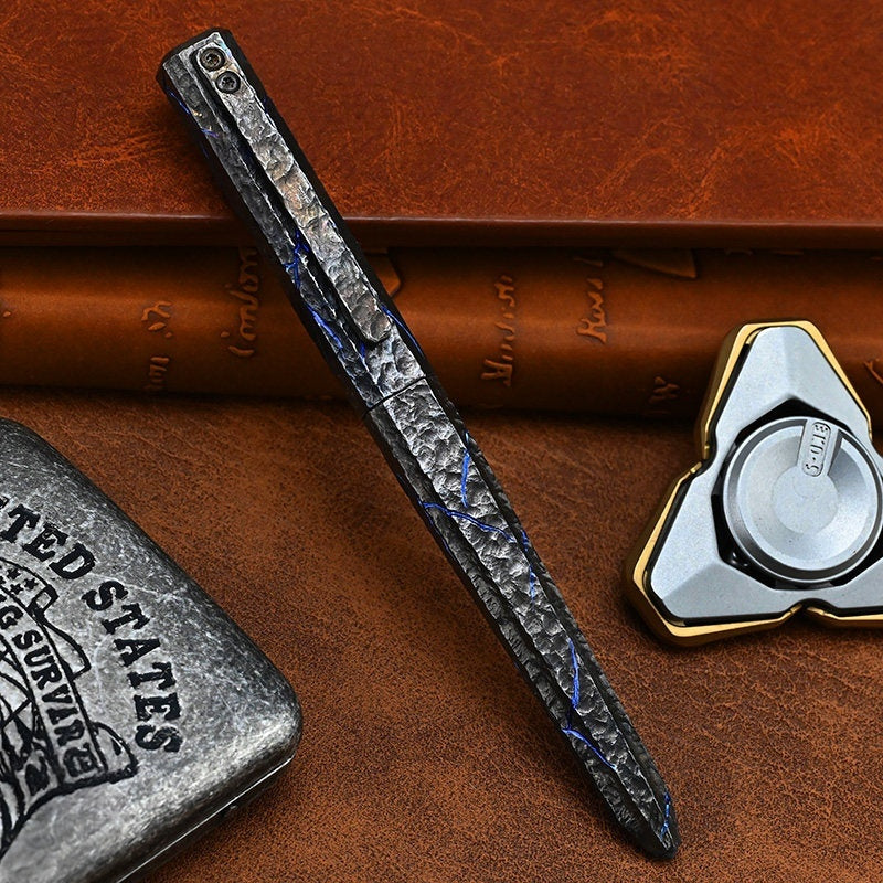 Tactical Pen Self Defense – Hand Engraved Titanium EDC Pen Tungsten Steel