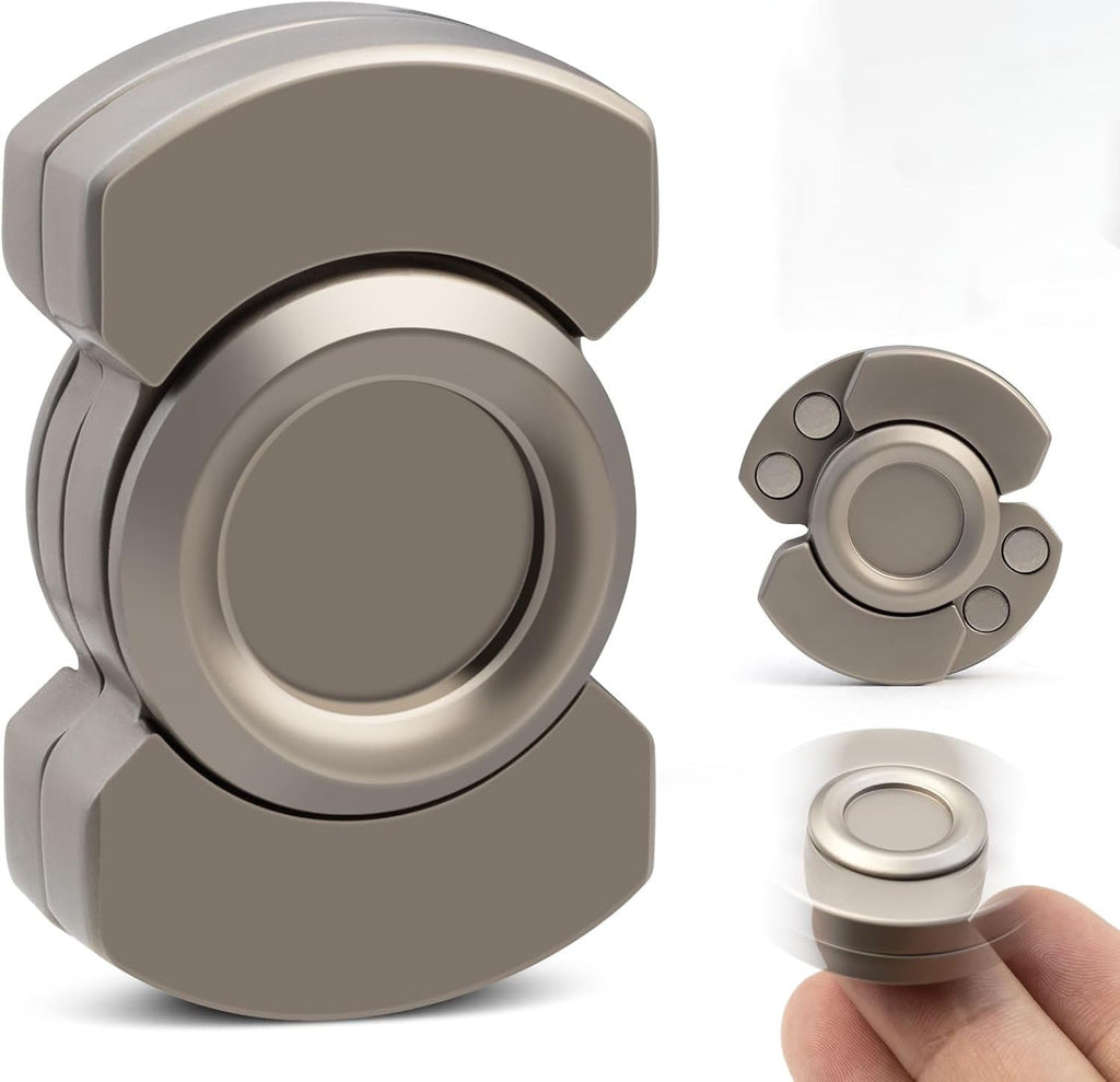 TripleFlow 3-in-1 Metal Fidget Spinner - Multi-Function EDC Focus Tool