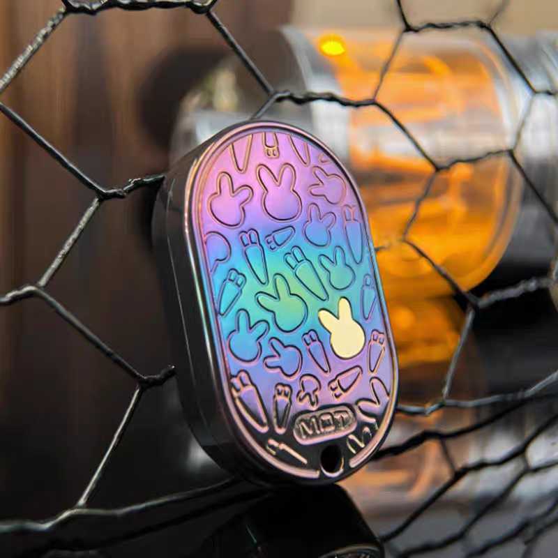 Zirconium Rabbit Fidget Slider - Anodized Colorful EDC