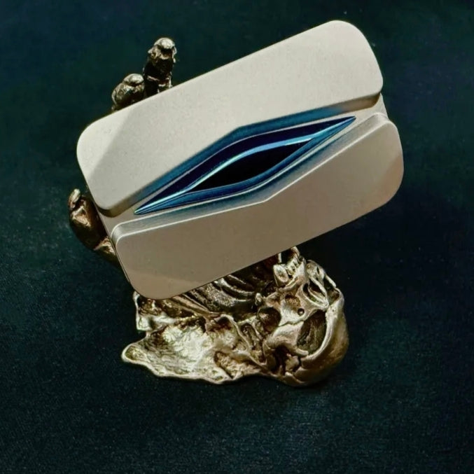 Titanium Mountain Fidget Slider - Damped Precision EDC