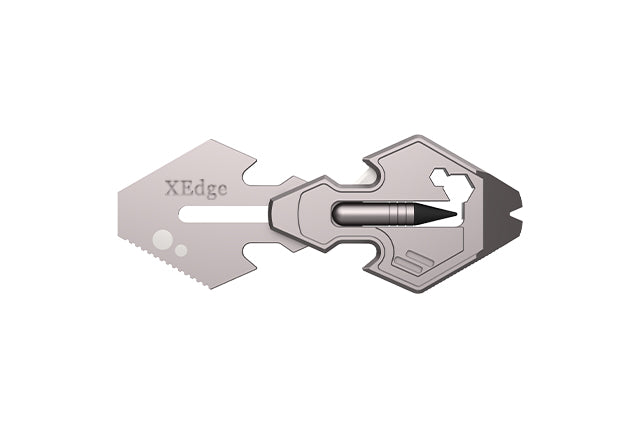 Flounder 2.0 Titanium EDC Pendant - 13-in-1 Multi-Tool Keychain