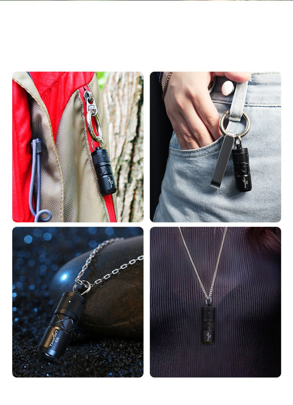 Mini Magnetic LED Flashlight - Direct Charging with Adjustable Focus & Waterproof Design EDC