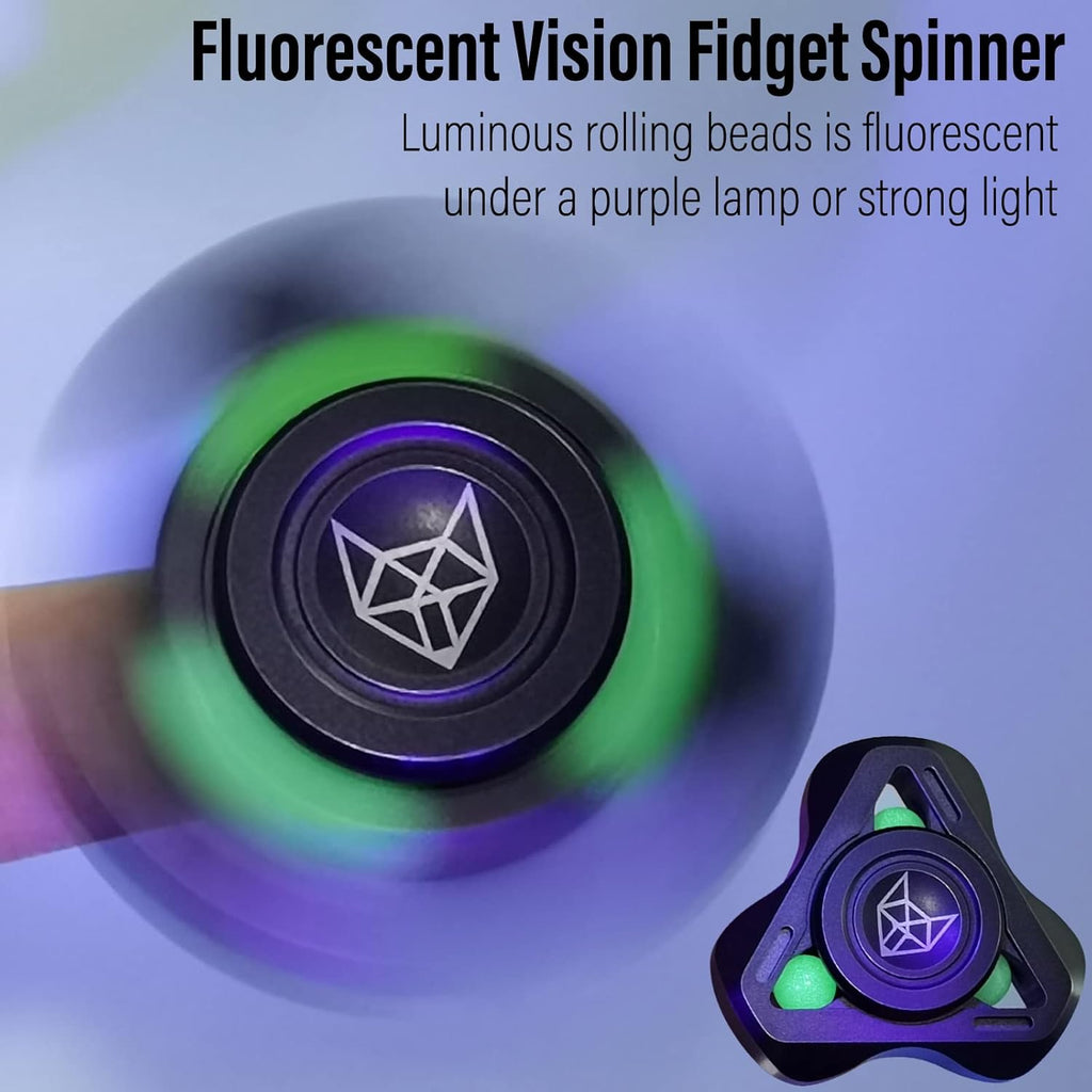 Helix Turbo Metal Fidget Spinner - Torpedo Design with Detachable Parts High Spin EDC