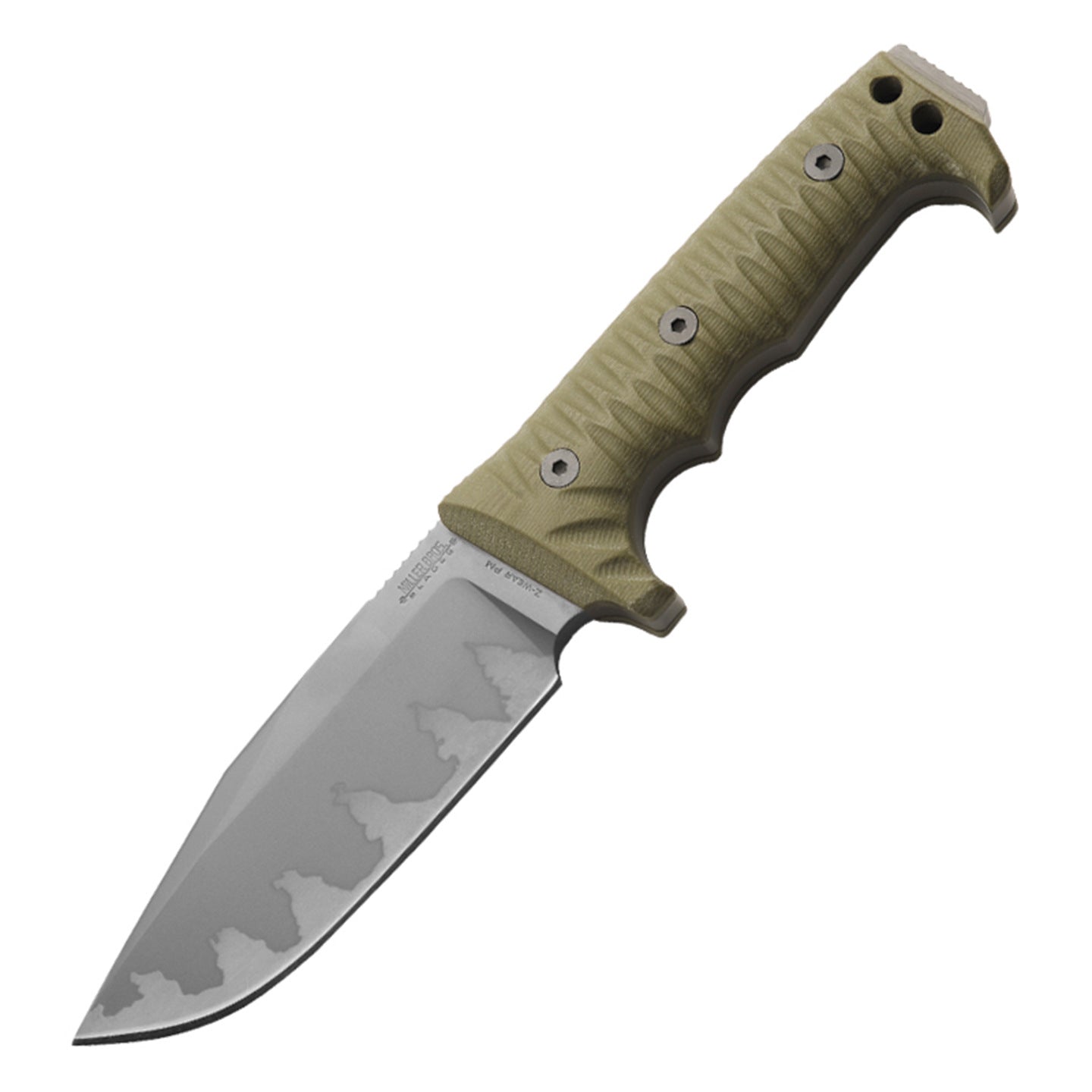 IronClad DC53 Tactical Fixed Blade Knife - 7mm Full-Tang with G10 Handle Survival