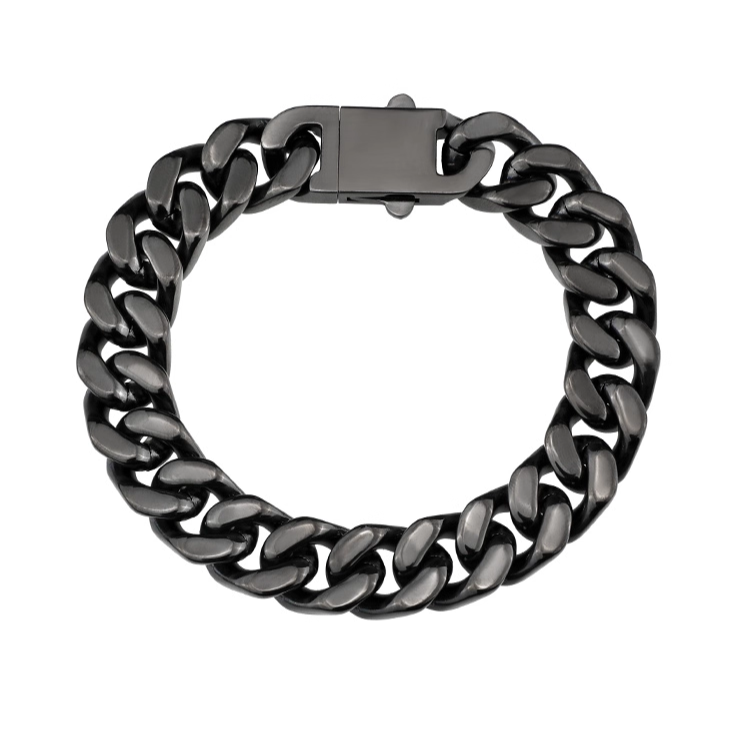 VortexLink Cuban Bracelet | Dual-Sided Titanium Steel | Reversible Design