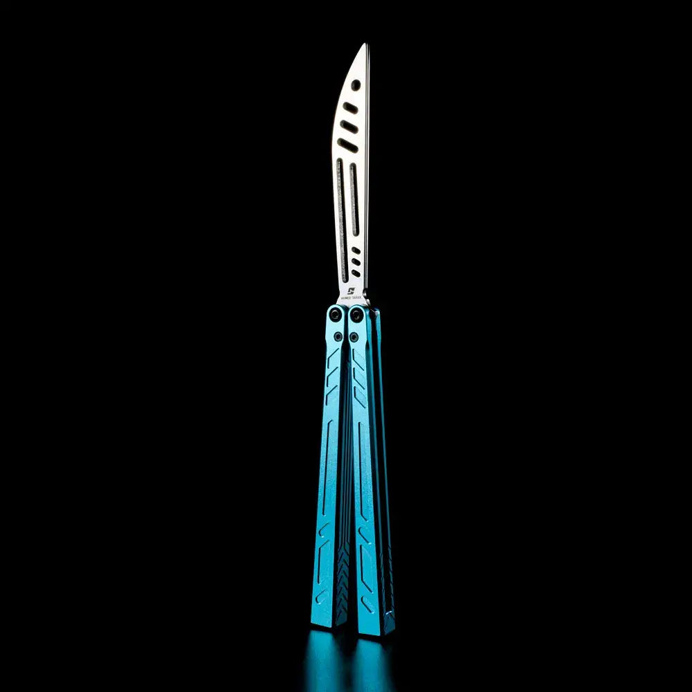 Balisong Trainer 7075 Aluminum - Armed Shark BB Butterfly Knife Smooth Flow Flipper