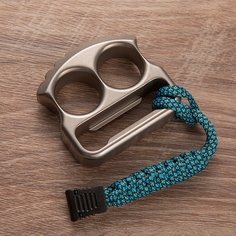 EDC Knuckles – TC4 Titanium Two Finger Bottle Opener 18mm 115g Sandblasted