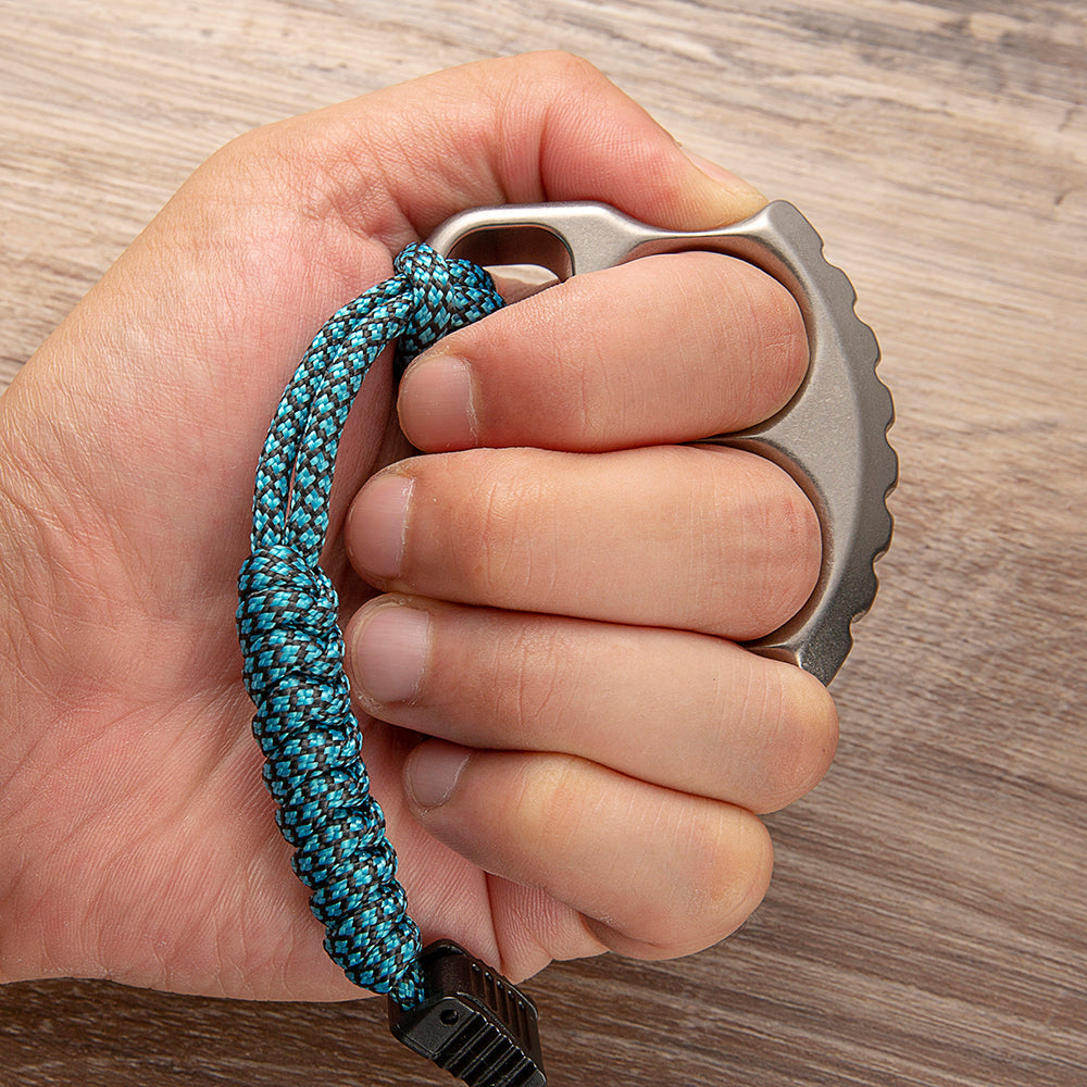 TC4 Titanium Two Finger Knuckles - EDC Self Defense Bottle Opener