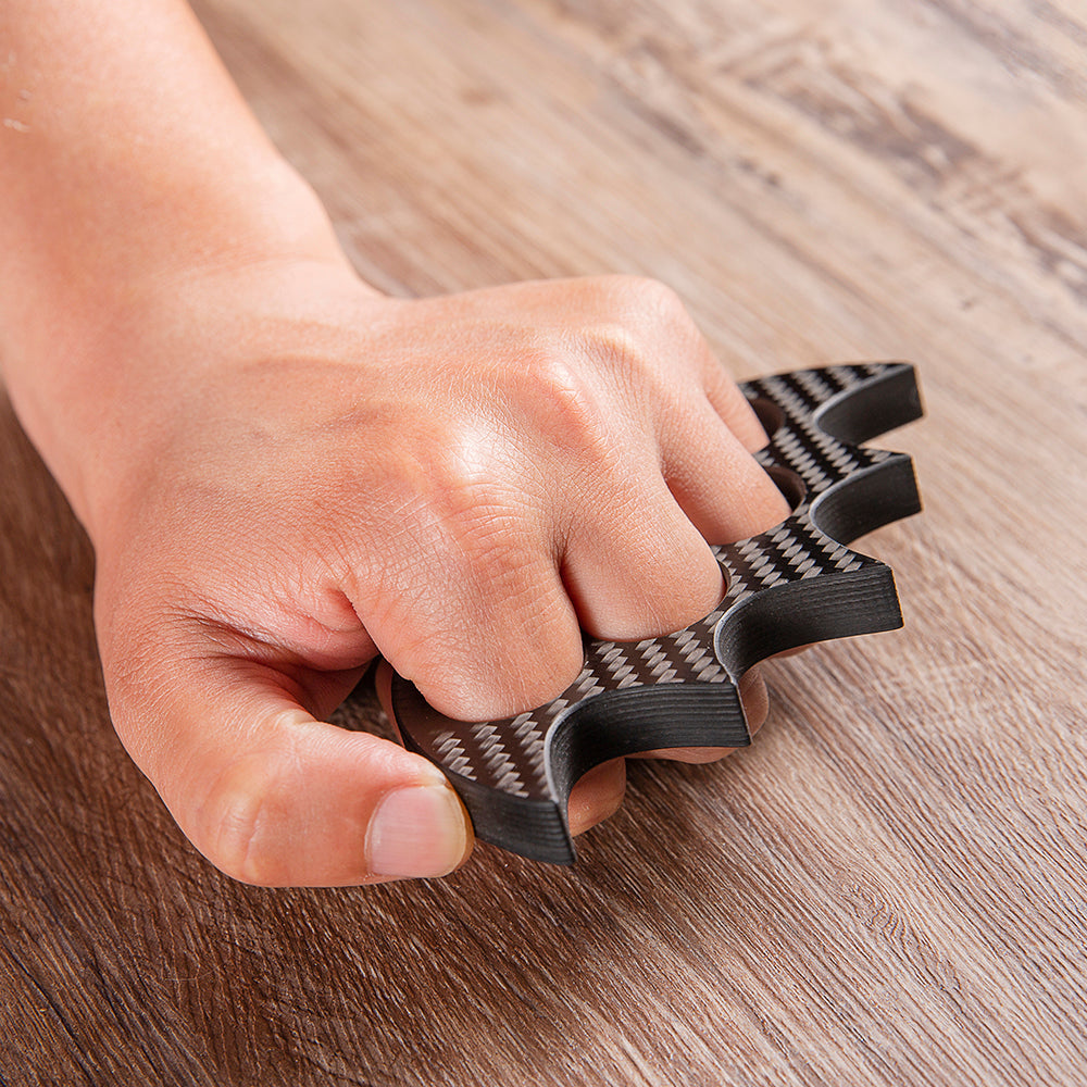 Bat Man Brass Knuckles Carbon Fiber