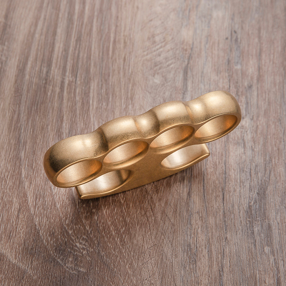 Old American Style Classic Brass Knuckles - CARRY TOOLKIT EDC Gadgets