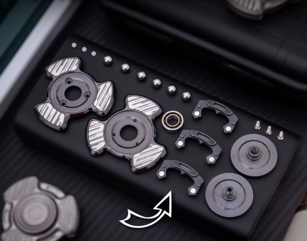RadiCore Premium EDC Spinner - Aerospace Aluminum & Stainless Steel Fidget