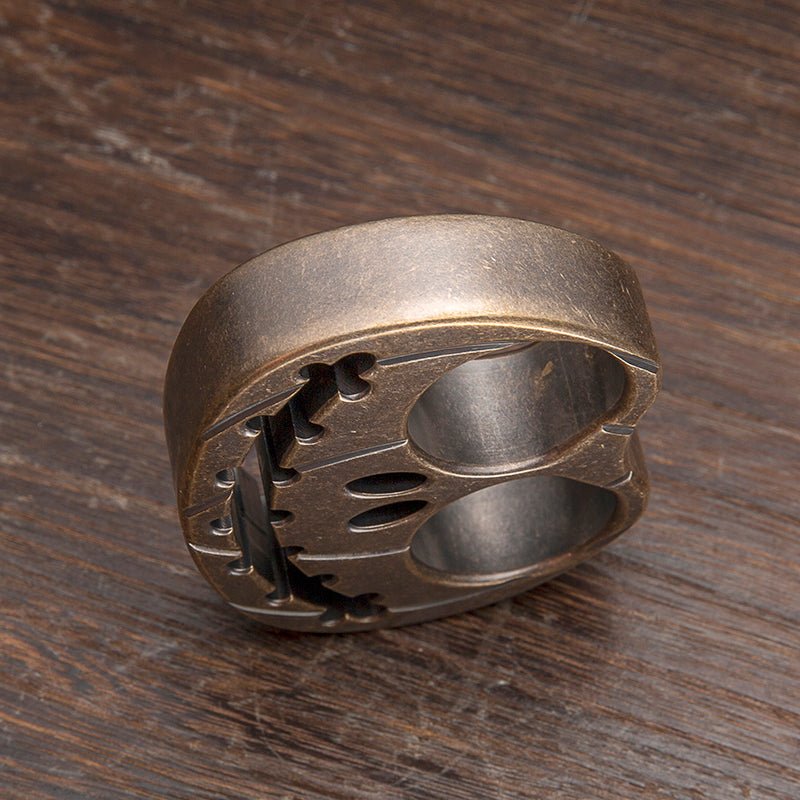 Big Pumpkin Antique Finish EDC Brass Knuckles