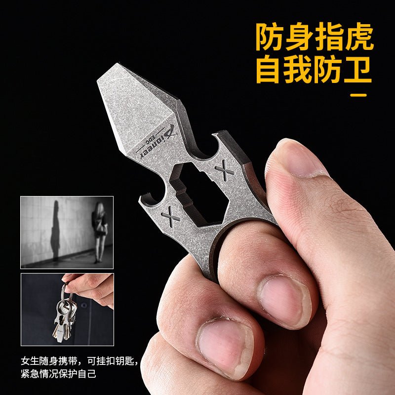 2023 NEW Titanium EDC Self Defense Keychain Multi Tool