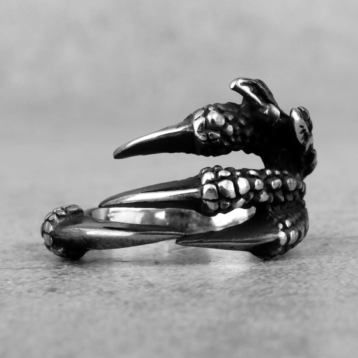 Dragon Ring – Evil Claw Gothic Fantasy Punk Hip Hop Biker Statement Ring