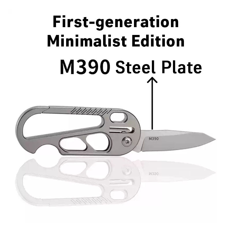 EdgeKey Titanium Multi-Function Keychain Knife | M390 or 8Cr13MoV Steel