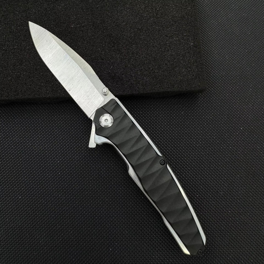 Folding Knife Stainless Steel Ergonomic Handle Compact EDC Outdoor Camping Utility