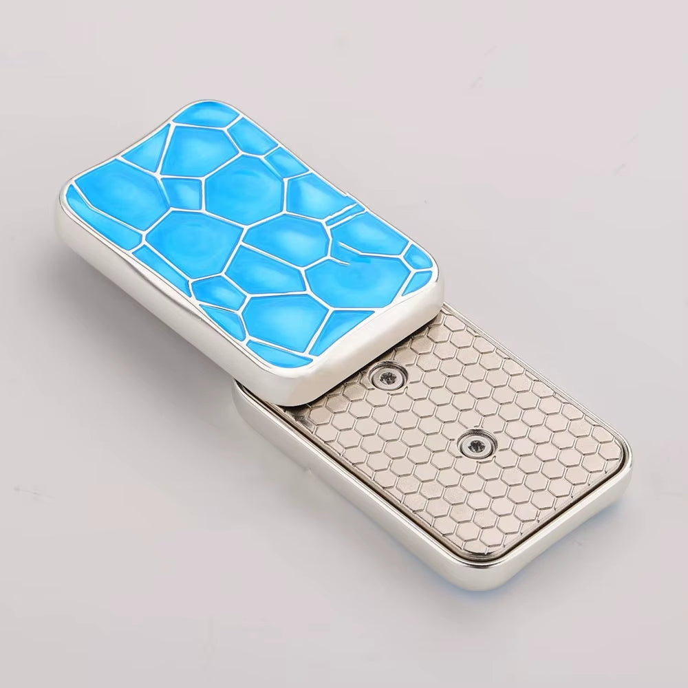 AquaForge Slider Magnetic Infinity Push Toy | Full-Metal Water Cube Design