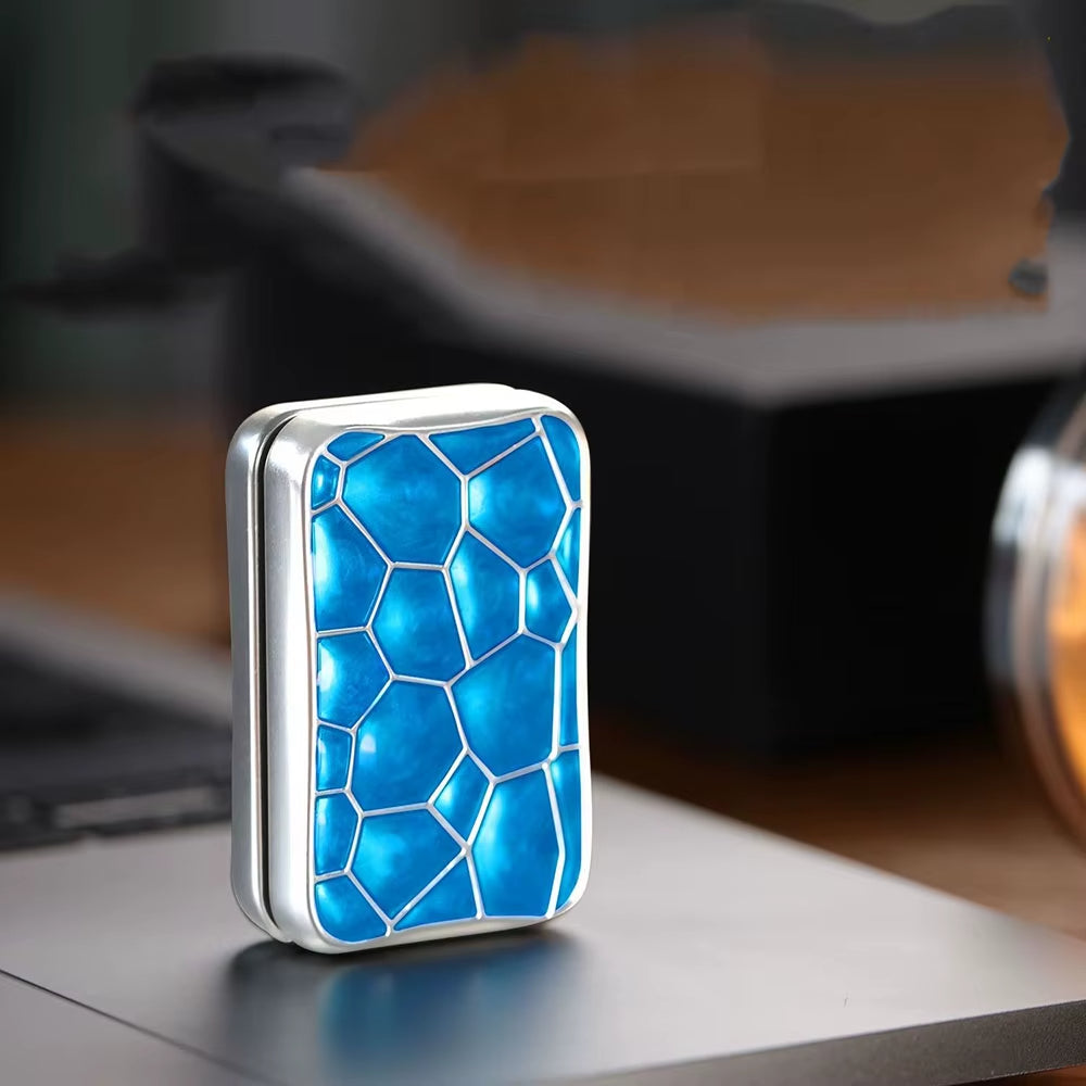 Magnetic Fidget Slider Full Metal Infinity Push Water Cube Stress Relief EDC Desk Toy