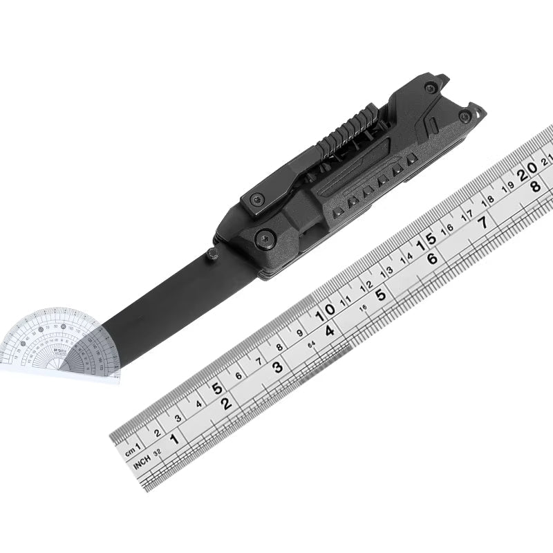 MultiVex 14-in-1 Tactical Multi-Tool EDC Knife - All-Steel Compact with 14 Essential Functions