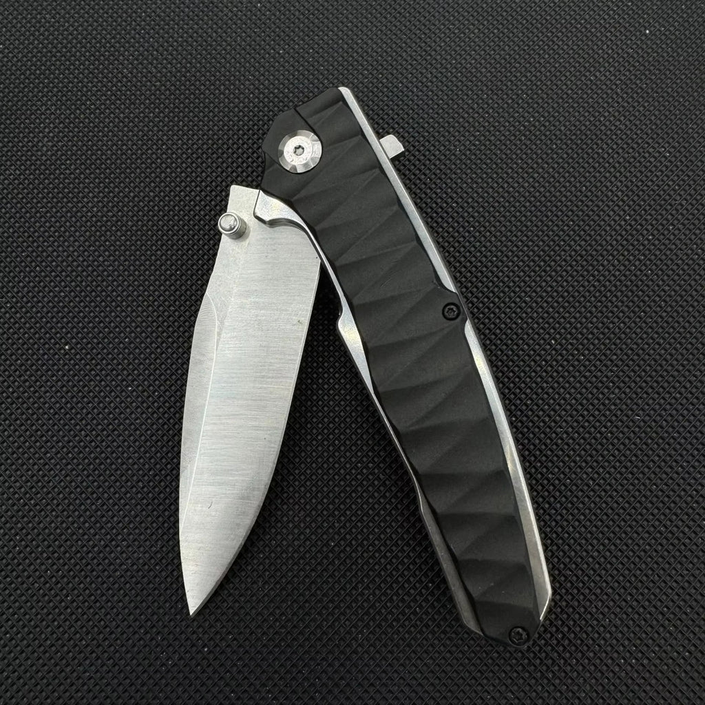 Folding Knife Stainless Steel Ergonomic Handle Compact EDC Outdoor Camping Utility