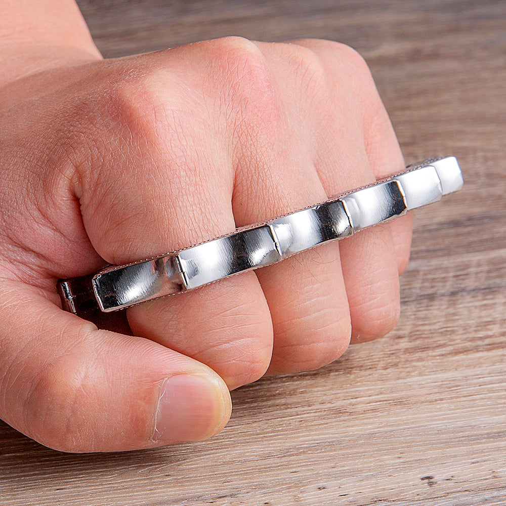 Zinc Alloy Knuckles - Four Finger Arena Breakout Game Design Lightweight