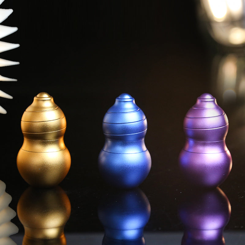 Fidget Spinner Aluminum Alloy Ratchet Mechanism - Cosmic Gourd Stellar Rhythm EDC Stress Relief