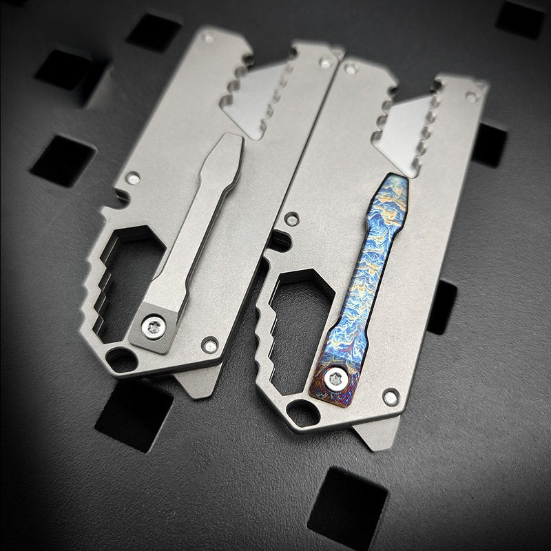Wasp-Sting Tactical Knife | TC4 Titanium Quick-Change Blade | Multi-Tool EDC