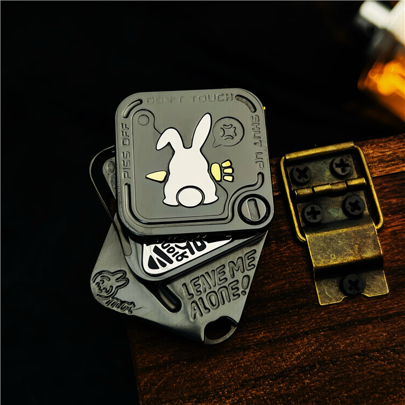 Polar Flash SNAP Magnetic Triple-Slide EDC Fidget - Titanium & Zirconium