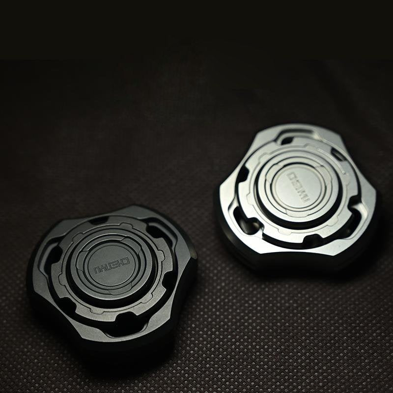Titanium Compound Gyro Fidget Spinner - Multi-Axis Linkage Modular EDC Stress Relief