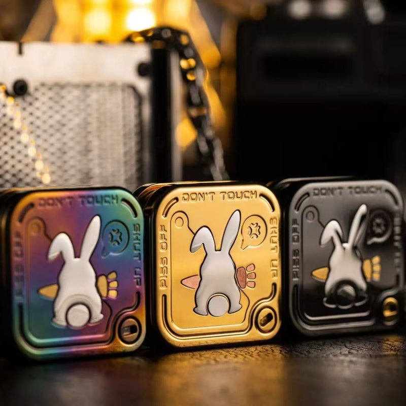 Polar Flash SNAP Magnetic Triple-Slide EDC Fidget - Titanium & Zirconium
