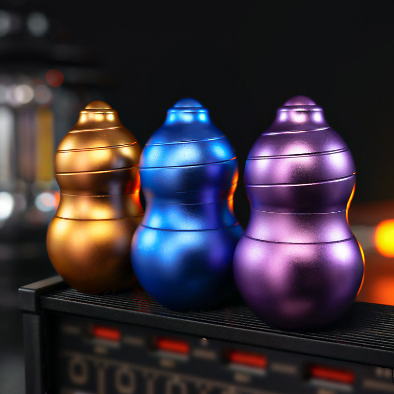 Cosmic Gourd EDC Fidget Toy with Stellar Rhythm Spinner | Aluminum Alloy