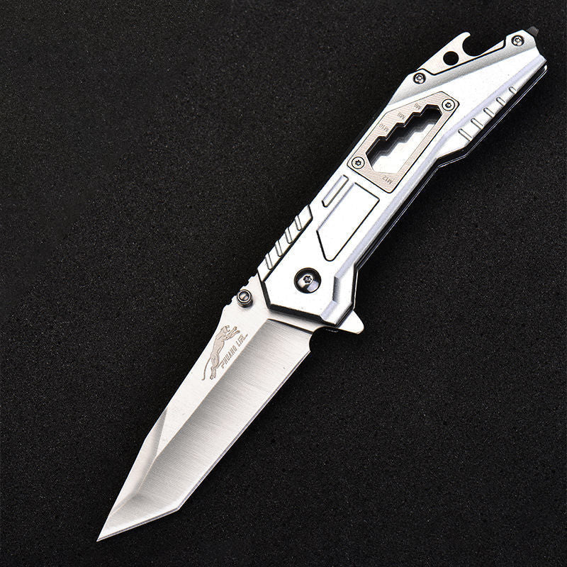 Leopard's Edge Stainless Steel Multipurpose Pocket Knife - Ergonomic Design EDC