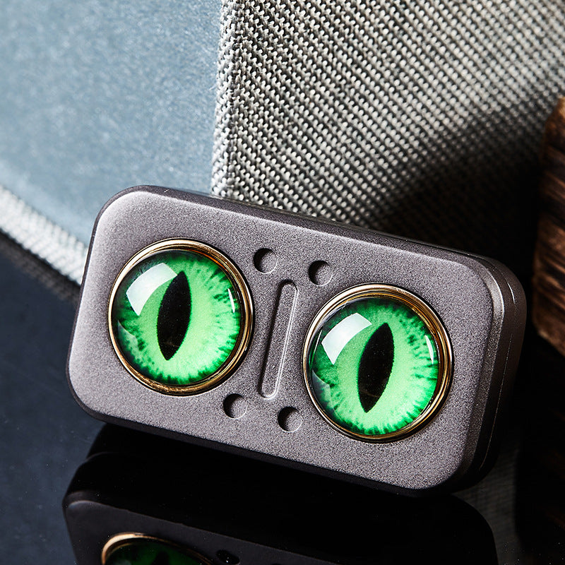 Owl Fidget Coin Titanium Magnetic Spinner - 360° Stress Relief EDC