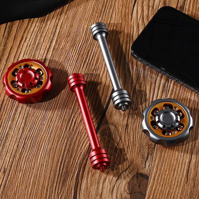 Fidget Spinner Metal Ferris Wheel Cyberpunk - Scepter Aluminum Alloy R188 Bearing 3min EDC