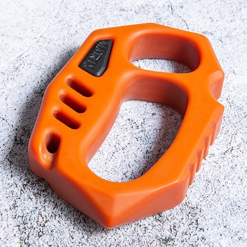 Orange Plastic Knuckle Duster - CARRY TOOLKIT EDC Gadgets