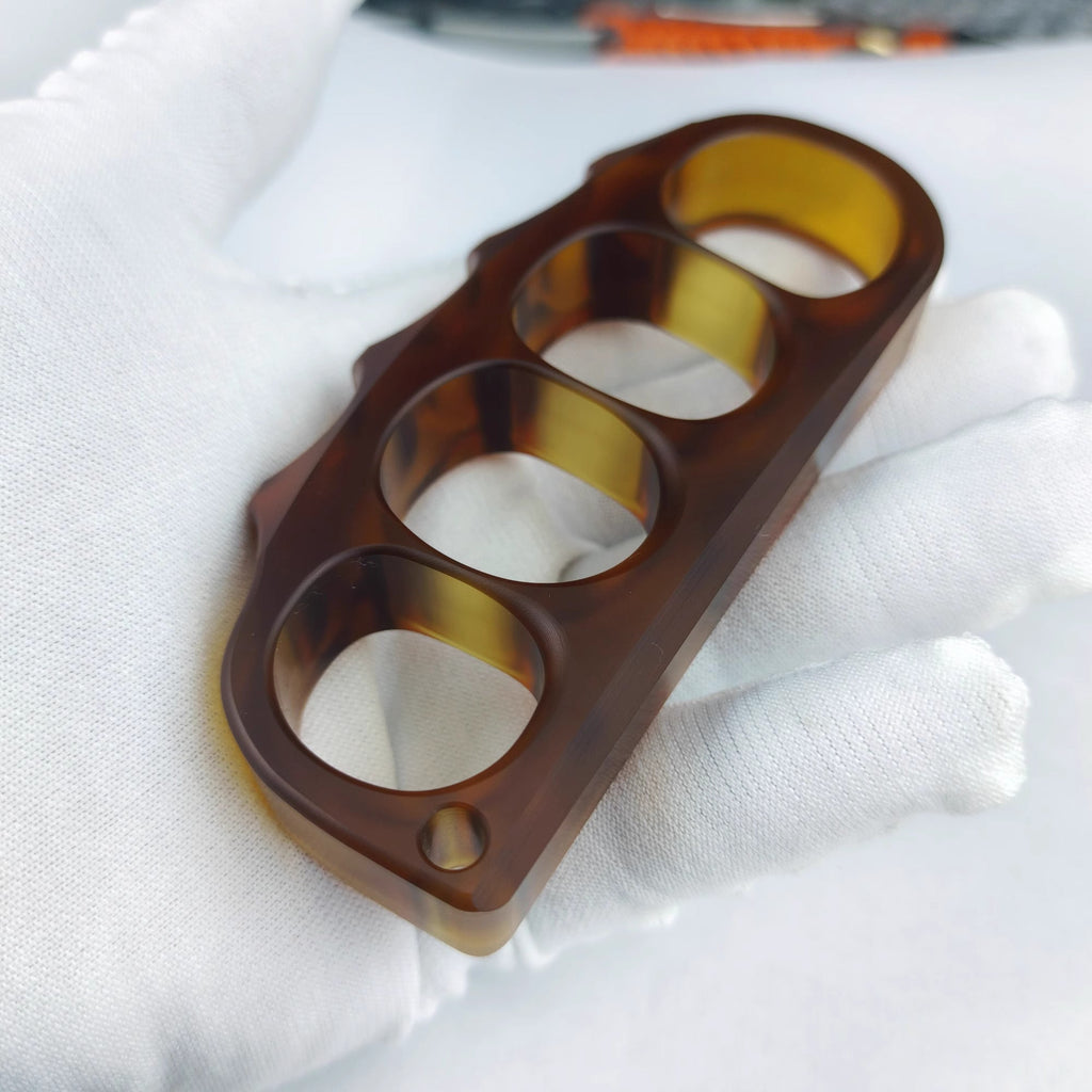 Pld Knuckle Plastic Knuckles Pea Pod Non-Metal Self Defense Knuckle Duster - Ultra ...